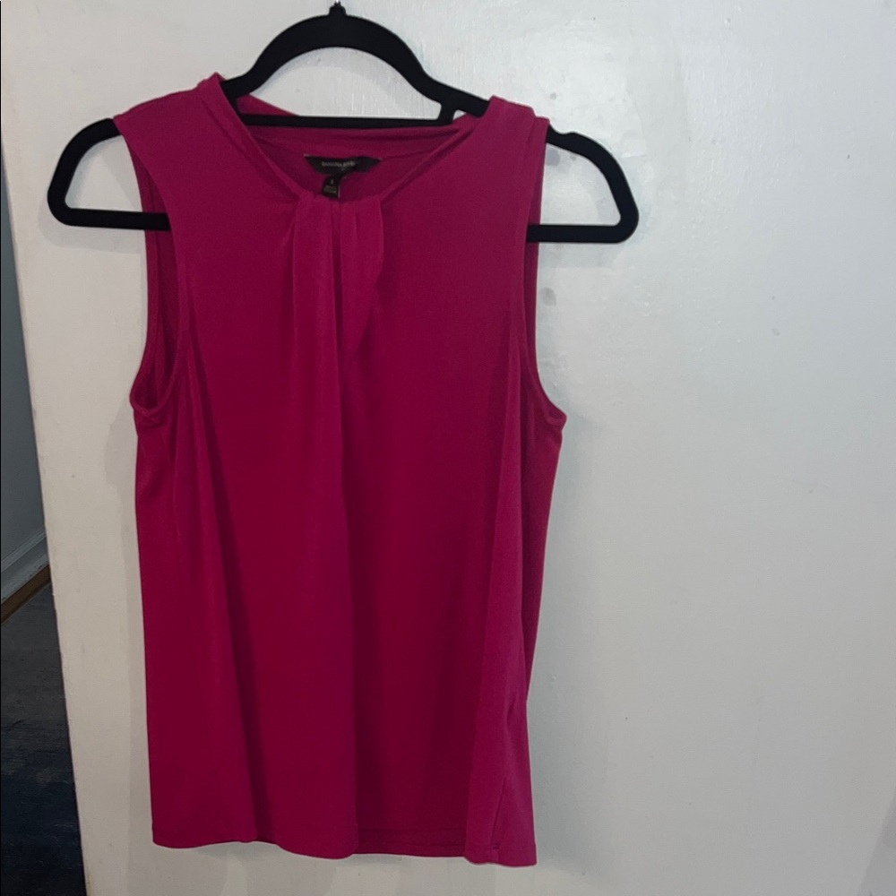 Banana Republic Vibrant Pink Sleeveless Top